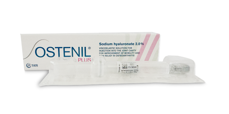 Остеніл плюс (Ostenil plus) 40 мг/шприц 2 мл 2%
